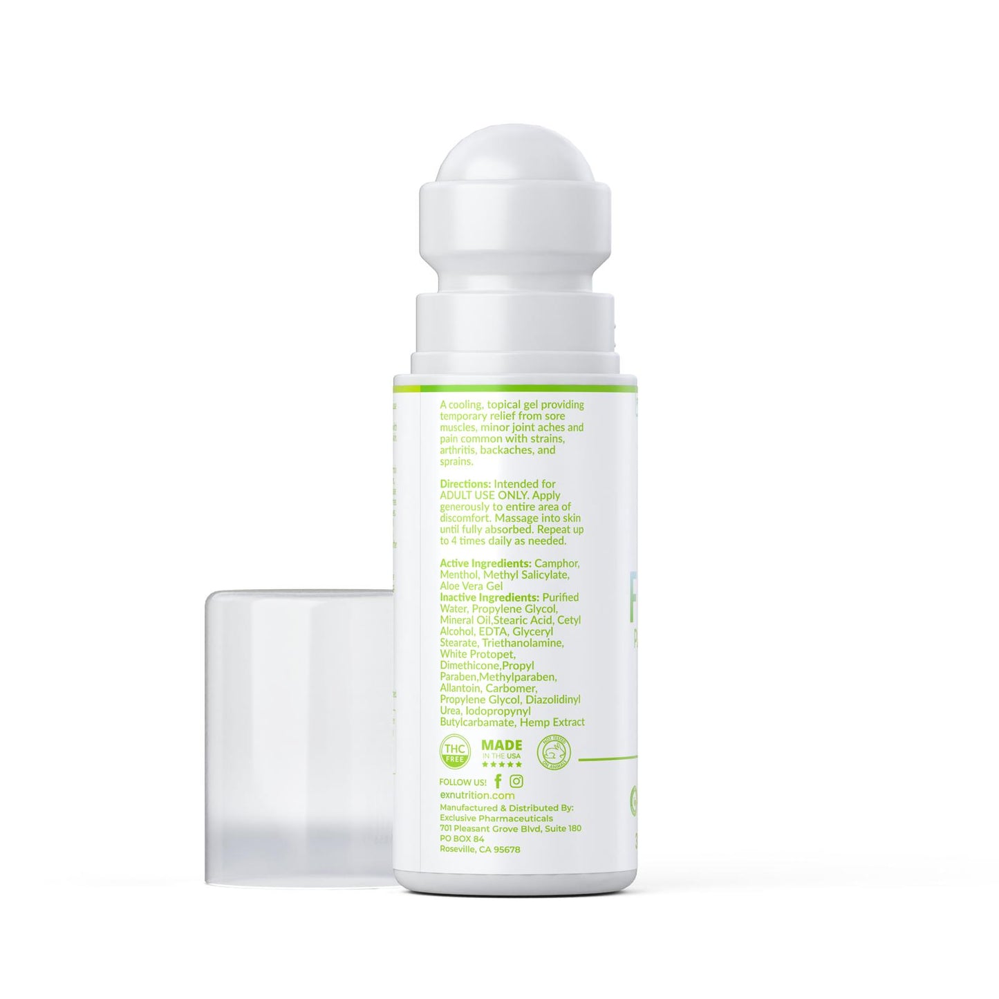 Hemp Freeze Pain Relief Roll-on
